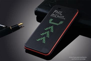 HTC Desire 620 Dot View Case Black