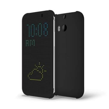 HTC One E8 Dot View Case Black