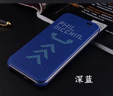 HTC E9 Plus E9+ Dot View Case Purple