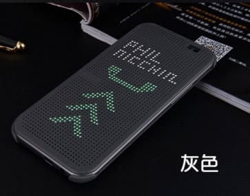 HTC E9 Plus E9+ Dot View Case Grey