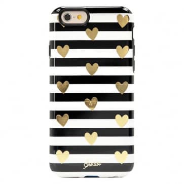 Sonix Heart Stripe Gold iPhone 6 Case
