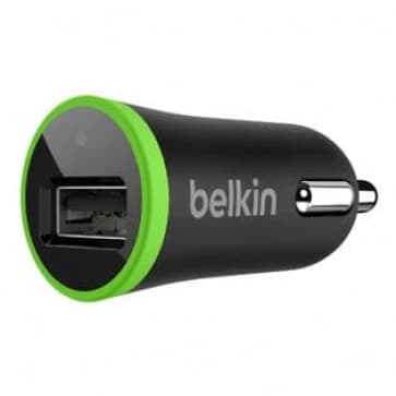 Belkin Car Micro Charger Black 2.1 AMP for Apple and Android Devices