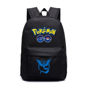 Pokemon Go Team Mystic Blue Black Backpack