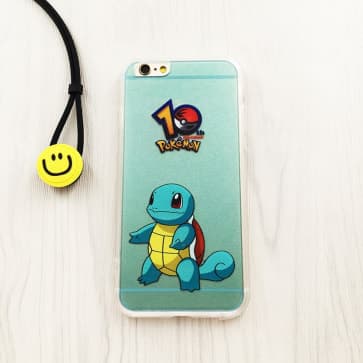 Squirtle Pokemon Lanygard Ring Case iPhone 6 6s