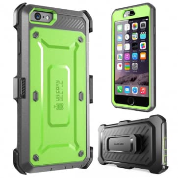 iPhone 6 6s Unicorn Beetle Shockproof Drop Proof Case With Belt Clip Green