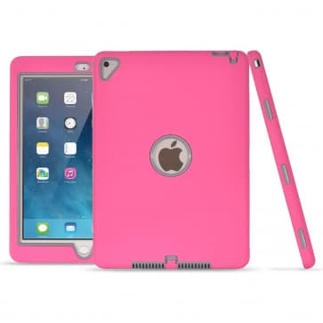 iPad Pro 9.7 Defender Case Grey / Pink