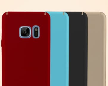 Seamless Ultra Thin .72mm Protective Case for Galaxy Note 7 Blue