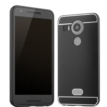 Sleek Full Body Sliding Backplate Metal Bumper Case for Nexus 6P