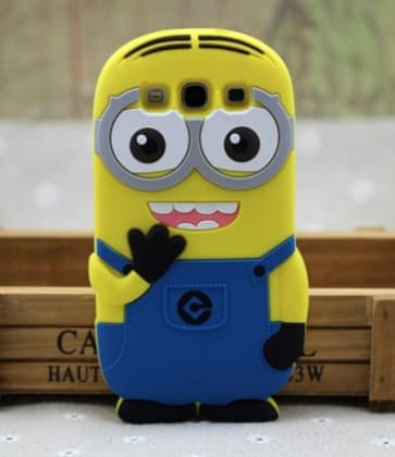 3D Minion Despicable Me Case for Galaxy S3 Both Eyes