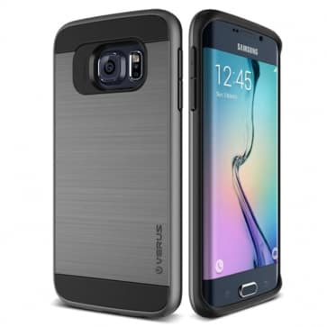Verus Verge Series Galaxy S6 Edge Case Steel Silver