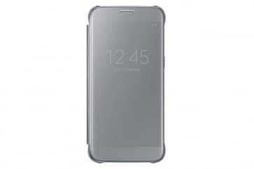 Official Samsung Galaxy S7 Clear View Cover Case - Silver