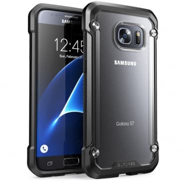 Galaxy S7 Unicorn Beetle Hybrid Protective Bumper Case - Frost