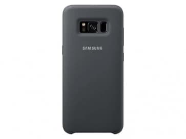 Galaxy S8+ Plus Official Samsung Silicone Cover Silver Dark Grey