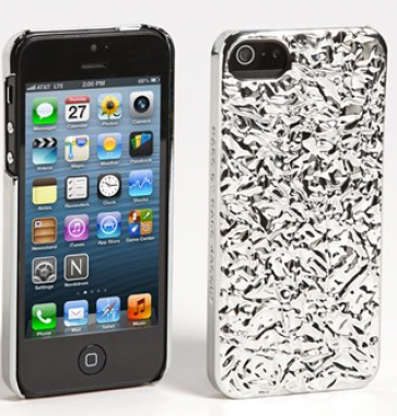 Marc Jacobs Foil Phone Case for iPhone 5 and 5s Silver