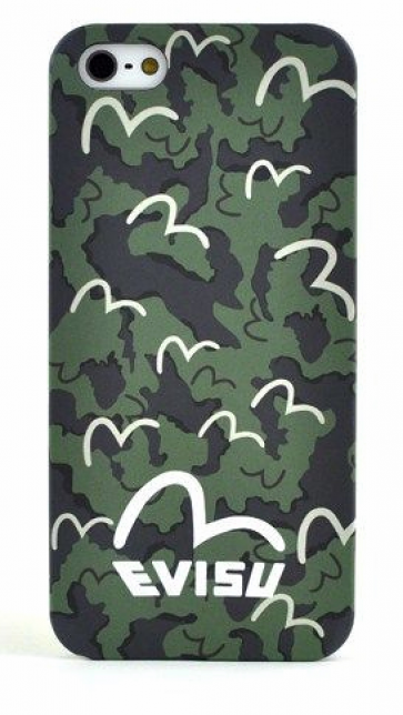 Evisu Japan Case for iPhone 5 5s Green Camo