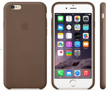 Leather Case for Apple iPhone 6 Olive Brown