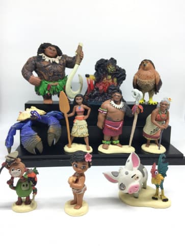 Complete Moana Character Action Figure Collection Set 10pcs