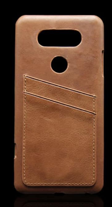 Leather Back Card Holder Case for LG V20