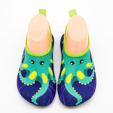 Kids Water Shoes Barefoot Quick Dry Aqua Socks - Octopus