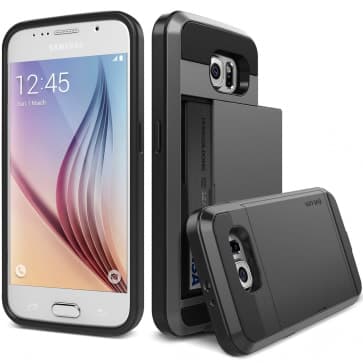 Verus Dark Silver Galaxy S6 Case Damda Slide Series