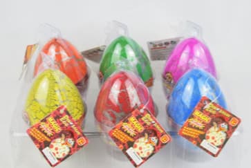 Set of 6 Hatching Animal Dinosaur Eggs