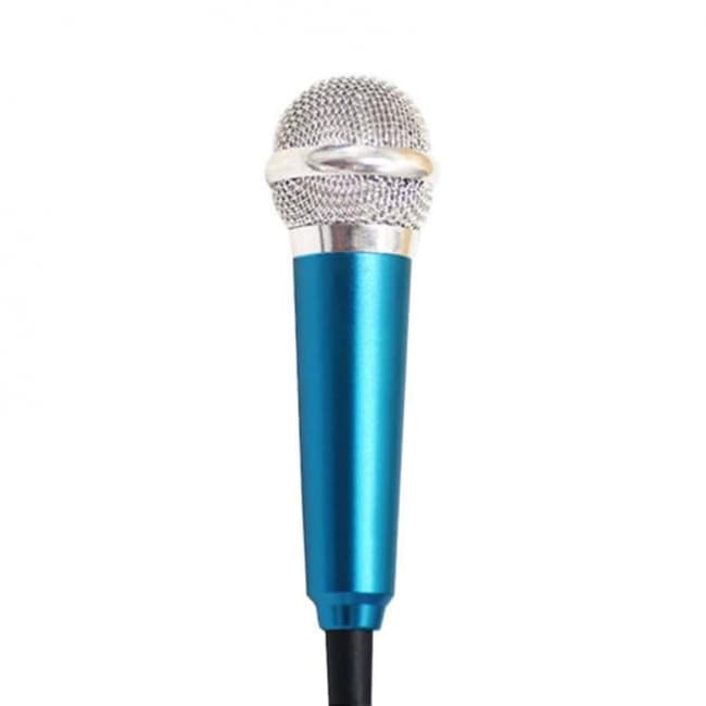 Portable 3.5mm Mini Karaoke Mic Microphone Studio Speech For iPhone and