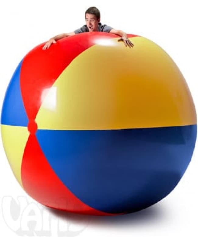 Giant Inflatable Beach Ball 8.2ft Diameter | Toy Game World
