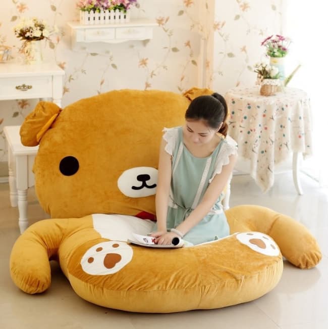 Giant Rilakkuma Plush Pillow Bed 200cm 6.5ft | Toy Game World