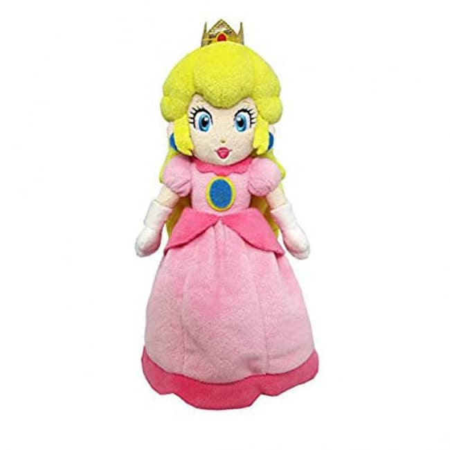 Little Buddy Toys Official Super Mario Plush 8" Princess Peach Toy