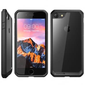 SUPCASE Unicorn Beetle Series Hybrid Clear Case for iPhone 7 - Black