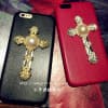 Leather Like Metal Cross Thin Case for iPhone 6 6s 