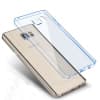 Thin Clear TPU Case with Port Covers for Galaxy Note 7 Blue