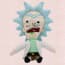 Rick and Morty Funko Galactic Plushies: Angry Rick Plush Doll -FYE Exclusive
