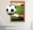 3D Trick Art Wall Sticker Football Soccer Ball