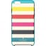 iPhone 6 Kate Spade Candy Stripe Turquoise/Yellow/Orange/Pink/Navy Hybrid Hard Shell Case