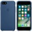 Silicone Case for Apple iPhone 7 - Ocean Blue