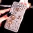 Luxury Rhinestone Bling Flip Wallet Case for iPhone SE 5s 5