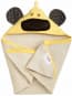 3 Sprouts Hooded Towel Monkey Yellow
