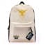 Pokemon Go White Canvas Backpack - Team Instinct Yellow