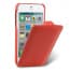 Melkco Premium Leather Case for Apple iPhone 5 - Jacka Type (Red)