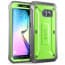 Galaxy S6 Edge Supcase Unicorn Beetle Pro Rugged Holster Case Green/Gray