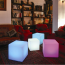 30 cm 12” Outdoor LED Cordless Cube Chair Color Changing Light