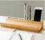 Stylish Bamboo Wooden Desk Organizer