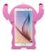 Stitch 3D Hard Silicone Case for Galaxy S6 Pink