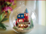 Alice Wonderland DIY Miniature House Model Glass Globe Ornament with Led Lights Christmas Gift Idea