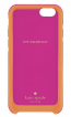 iPhone 6 Kate Spade Dots Hybrid Hard Shell Case-Pink Orange