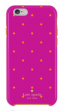 iPhone 6 Kate Spade Dots Hybrid Hard Shell Case-Pink Orange