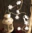 Snowflake Shape LED Christmas Lights - 10 Meters /  32 Feet