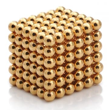 Neocube -G- Gold Magnetické Kuličky Puzzle