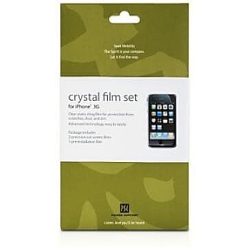 Power Support Crystal Film Sæt til iPhone 3G 3GS